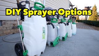 DIY Battery Backpack Sprayer Options In Detail [upl. by Airitak]