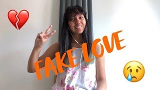 Piano Ver FAKE LOVE BTS English Cover [upl. by Louella]