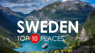 Top 10 Beautiful Places to Visit in Sweden  Sweden Travel Video [upl. by Joye955]