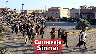 Carnevale di Sinnai  Is Cerbus e is Cerbixeddus  18 Febbraio 2018  Viaggiare in Sardegna [upl. by Gery]