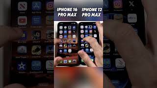 iPhone 16 Pro Max vs iPhone 12 Pro Max SPEED BATTLE ⚡ Who’s the REAL King 👑shortsviralvideo [upl. by Philps]