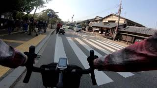 Nara back to Osaka biking in Japan [upl. by Hartnett]