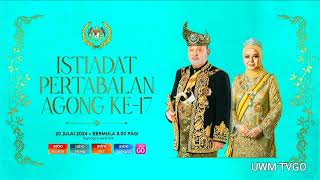 Istiadat Pertabalan Agong Ke17  Astro Channel Promo [upl. by Brenk308]