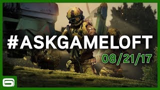 ASKGAMELOFT – Your Questions Answered 082117 [upl. by Quintus]