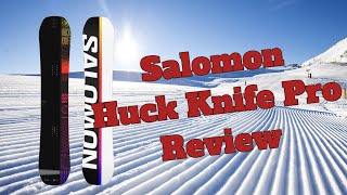 The 2024 Salomon Huck Knife Pro Snowboard Review [upl. by Wanids]