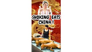 CHINESE FOOD CHALLENGE VIDEO shorts Chinesestreetfood streetfood [upl. by Suoicerpal]