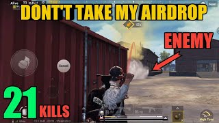 Trying To Get Every AirDrop  21 Kills Ace Solo Vs Squad  PUBG Mobile [upl. by Mountford491]