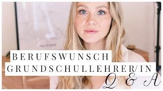 BERUF GRUNDSCHULLEHRERIN   QampA PART 1 [upl. by Nance]