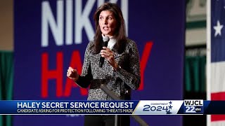 Nikki Haley requests Secret Service protection [upl. by Nade273]