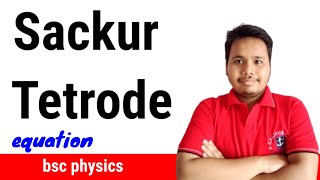 sackur tetrode equation  sackur tetrode equation derivation [upl. by Hsirrehc]