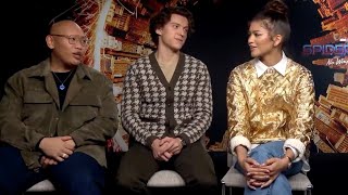 SpiderMan Tom Holland Zendaya amp Jacob Batalon Take a HILARIOUS Quiz [upl. by Roley]