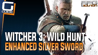 Witcher 3 The Wild Hunt  Enhanced Ursine Silver Sword Diagram Location Bear School Gear [upl. by Aggri]