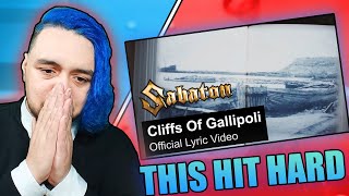 THIS WAS EMOTIONAL  Australian Reacts to Sabaton  Cliffs of Gallipoli [upl. by Boylan]