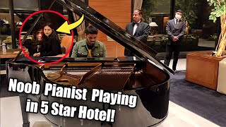 Hotel Staff Let Me Play Piano  But They THINK Im a NOOB [upl. by Ahsinyt994]