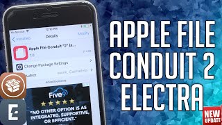 Get Apple File Conduit 2 OFFICIAL iOS 1141  11 Electra Jailbreak Root Access No SSH iFunBox [upl. by Ralina]