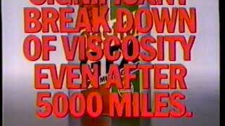 1983 Castrol GTX quotSuper MultGradequot Oil TV Commercial [upl. by Voltz855]