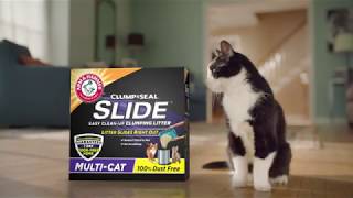 Arm amp Hammer™ Slide™ Cat Litter 2018 TV Ad 30 secs [upl. by Corliss]