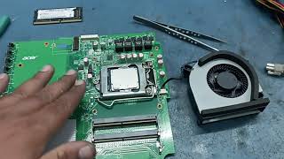 how to repair ded all in machine acer veriton z4640g 7th gen [upl. by Arimas]