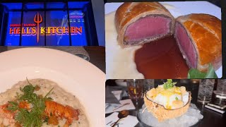 EATING AT GORDON RAMSAY’S HELL’S KITCHEN RESTAURANT IN LAS VEGAS IS IT WORTH THE HYPE [upl. by Werda569]