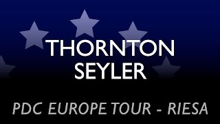 PDC European Tour Riesa  Thornton vs Seyler  2nd round [upl. by Jere]