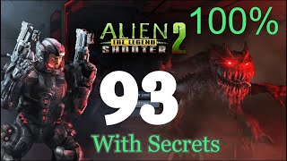 Alien Shooter 2 The Legend  Mission 93 With Secret [upl. by Alithia]