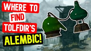 Where To Find Tolfdirs Alembic  Tips amp Tricks  TES V Skyrim [upl. by Georgianna]