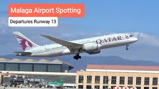 Spotting at Malaga Costa Del Sol Airport [upl. by Harragan]