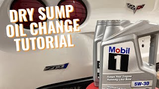 How to Change The Oil on Your C6 Corvette Grand SportZ06ZR1 The Easy Way  Tutorial [upl. by Remmus]