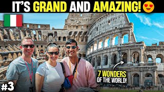 World Famous Colosseum Tour in Rome  7 Wonders of the World  Europe tour 🇮🇹 [upl. by Ynoble758]