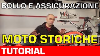 MOTO STORICA Bollo e assicurazione ridotti Ecco come fare [upl. by Bithia]