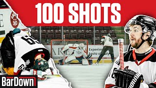 WE TOOK 100 SHOTS ON AN OHL GOALIE AND SCORED [upl. by Meier]