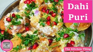 Dahi Puri  दही पूरी  शेव बटाटा दही पूरी  SPDP  Chaat  Street Food Recipe  Chaat Recipe  Puri [upl. by Nnylrats]