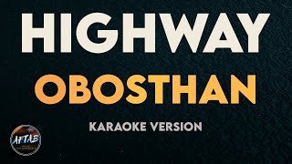 HIGH WAY  Obosthan KaraokeInstrumental Version with Lyrics [upl. by Jordana]