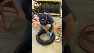 How to install a bib mousse and tire [upl. by Nyladnor]