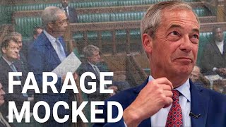 Nigel Farage laughed at in Commons as he calls for referendum to leave ECHR [upl. by Rebmik]