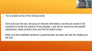 IELTS Reading Sentence completion [upl. by Ixel]