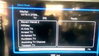 helyostar HS380 HD manual setting arabsat and nilesat programming [upl. by Moureaux]