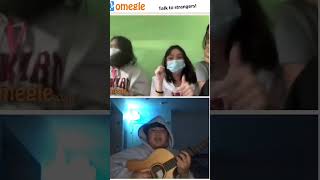 Francis Karel Singing to strangers girls on Omegle shorts [upl. by Ahsemo]