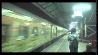 LTT ERNAKULAM DURONTO EXPRESS AT ABOVE 100KPH AT BHANDUP [upl. by Ardiedak]