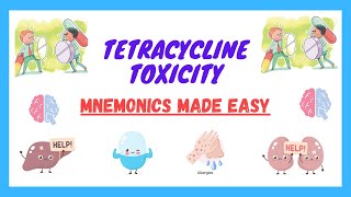 Side Effects of Tetracycline Antibiotics Mnemonics Pharmacology Mnemonics Mnemonics Made Easy [upl. by Icat]