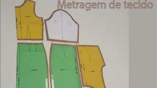 Como calcular a quantidade de tecido para uma peça de roupa [upl. by Ninahs]