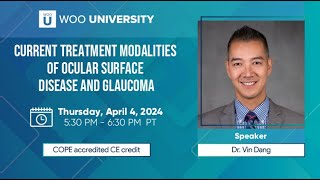 Current Treatment Modalities Of Ocular Surface Disease And Glaucoma [upl. by Nelyahs]