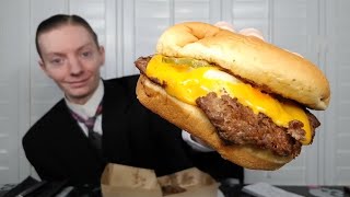 The BEST Fast Food Cheeseburger Ive Ever Had [upl. by Bollay]