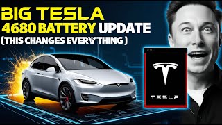 BIG Tesla 4680 Battery Update  This Changes The Ev Industry [upl. by Naamana]