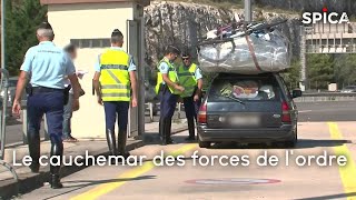 Routes des vacances  le cauchemar des forces de lordre [upl. by Naej223]