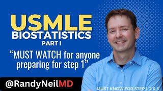 Biostatistics SUMMARY STEP 1  The Basics USMLE [upl. by Neysa]