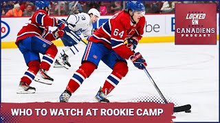 Montreal Canadiens prospects at Habs Rookie Camp Owen Beck Lane Hutson David Reinbacher and more [upl. by Brote]