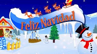 Feliz Navidad  Full Carol With Lyrics  Best Christmas Carols For Kids [upl. by Nauqed]