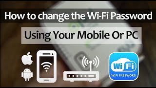 How to Change Your WiFi NamePassword From Phone or PC  Tutorial [upl. by Teilo737]