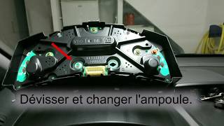 Changer lampoule du compteur kilométrique  Opel Meriva [upl. by Amrac]